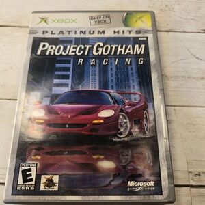 Project Gotham Racing Microsoft Xbox Platinum Hits Original Racing Game NTSC CIB